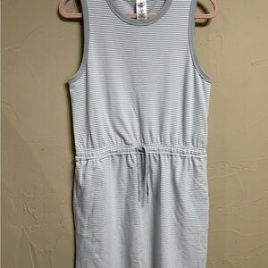Member's Mark Gray Striped Tank Dress